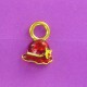 CH 1109 Red Hat Earring Charm